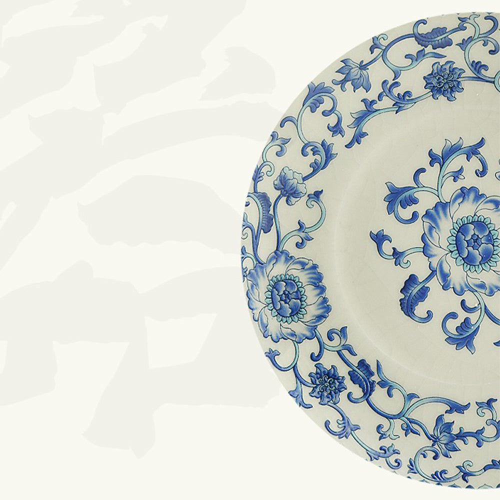 CelestiPour Elegant Ruyao Tea Cup – Timeless Blue & White Lotus Design for Serene Tea Moments