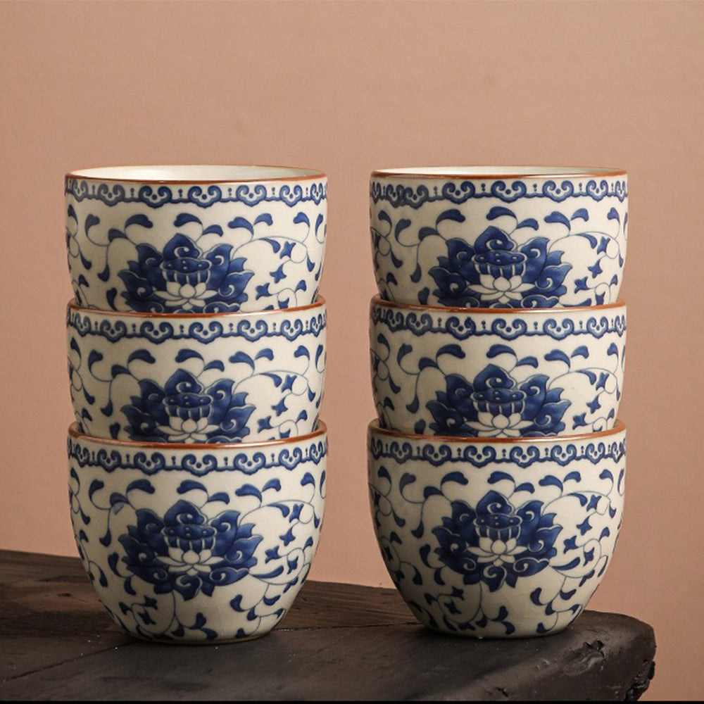 Celestique Aura Porcelain Tea Set – Elegant Automatic Brew Experience with Oriental Charm
